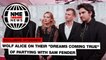 Wolf Alice on their "dreams coming true" of partying with Sam Fender | Brit Awards 2022