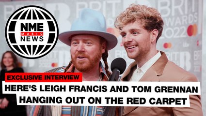 Here's Leigh Francis and Tom Grennan hanging out on the red carpet | Brit Awards 2022