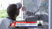 OCTA: COVID situation sa Metro Manila, nasa low risk na | 24 Oras