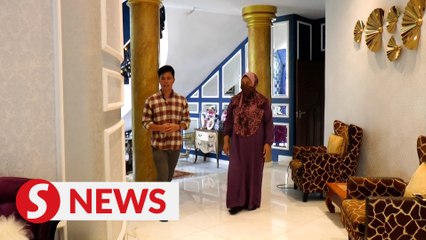 Nur Sajat’s family shows off their house that is up for sale