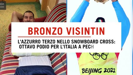 Pechino 2022, Visintin più forte dell'infortunio: da rottura del tendine a bronzo nello snowboard