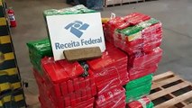 Receita Federal apreende 400 quilos de maconha em transportadora de Cascavel