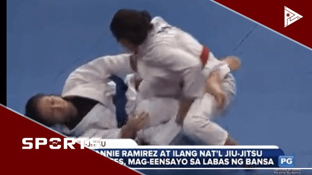 Anne Ramirez at ilang nat'l jiu jitsu athletes, mag-eensayo sa labas ng bansa