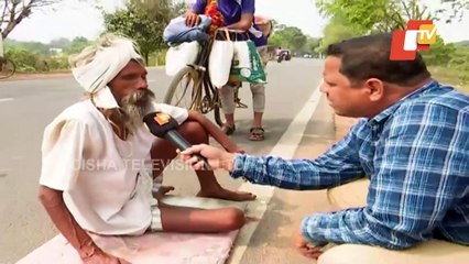 When Divine Calls Devotee – Rajasthan Man Adopt ‘Dandawat Yatra’ To Puri For World Peace