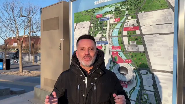 JO d'hiver : triste calme autour de la bulle , le parc olympique de Pékin