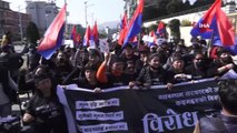 Nepal'de Hükümet Karşıtı Protesto