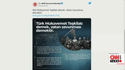 Milli Savunma Bakanlığı'ndan 'TMT' tepkisi