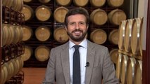 Pablo Casado, el PSOE dice que el vino es una droga