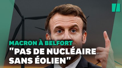 Le "en même temps" de Macron sur les éoliennes