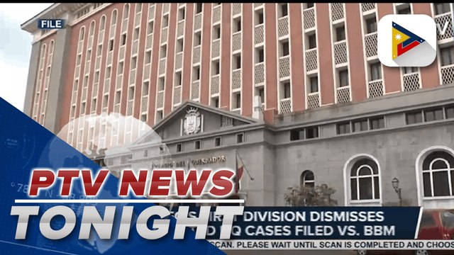 COMELEC First Division dismisses consolidated DQ cases filed vs. BBM