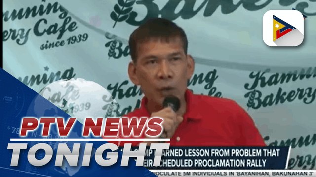 Leody de Guzman’s camp learned lesson from problem that arose before their scheduled proclamation rally | via Rod Lagusad