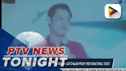 Download Video: Lacson-Sotto tandem removes Sen. Gatchalian from their senatorial ticket  | via Eunice Samonte