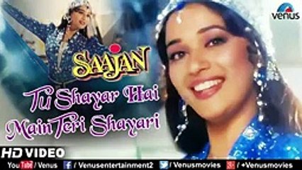 Tu Shayar Hai Main Teri Shayari - HD VIDEO SONG - Madhuri Dixit - Saajan - 90's Best Evergreen Song