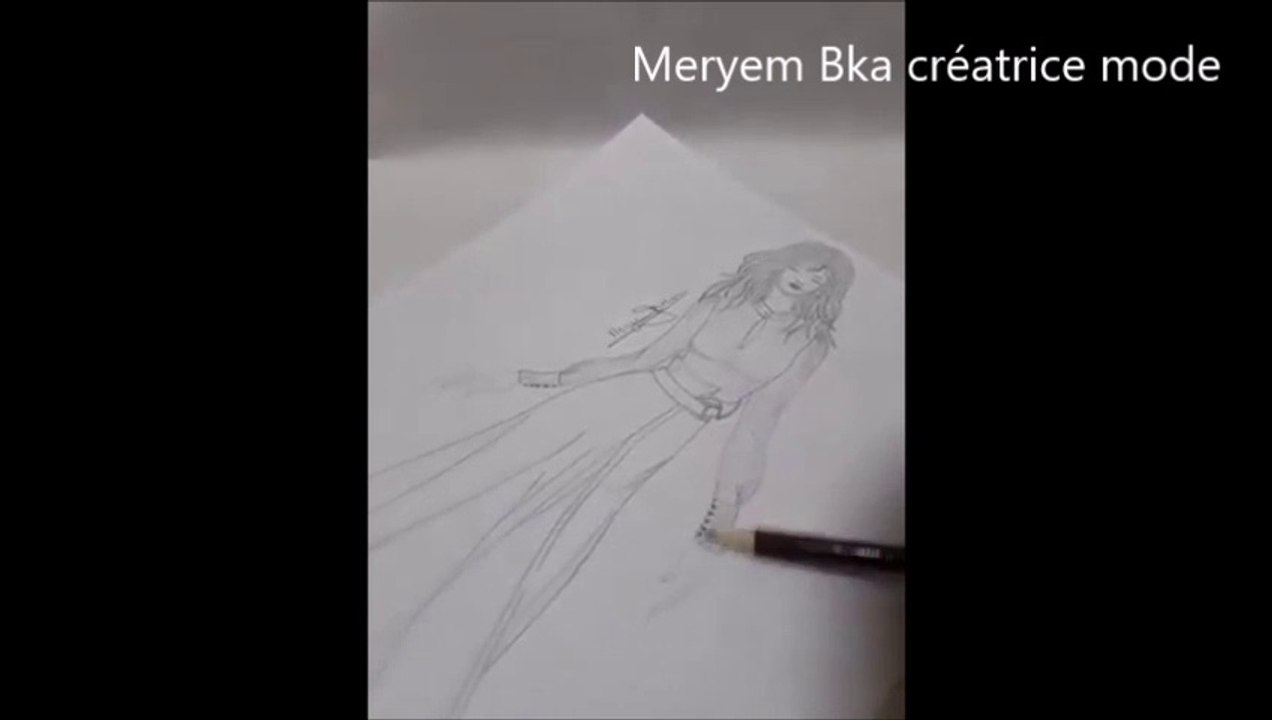 رسم قميص و تنورة مع التظليل  drawing Shirt and skirt with shading  Dessin chemise et jupe avec ombrage