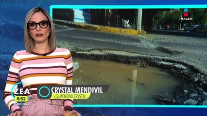 Denuncian y alertan por baches y alcantarillas en mal estado en la GAM