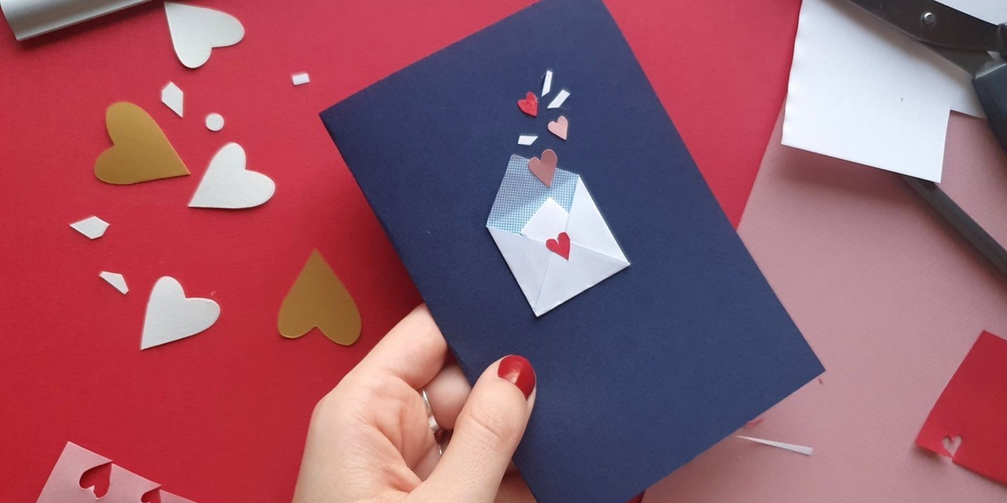 Tutoriel pour créer une jolie carte de Saint Valentin