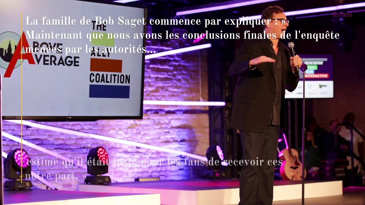 Bob Saget : les causes de sa mort révélées… Le père des jumelles Olsen dans La Fête à la maison n’est pas décédé d’une crise cardiaque
