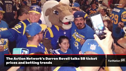 The Action Network's Darren Rovell Speaks on Super Bowl Ticket Prices and Betting Trends