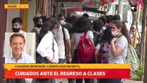 Cuidados ante el regreso a clases