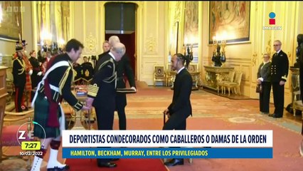 Deportistas condecorados como caballeros o damas de la orden