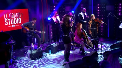 L'Héritage Goldman avec Mary Cooper interprète "Sache Que je" dans "Le Grand Studio RTL"