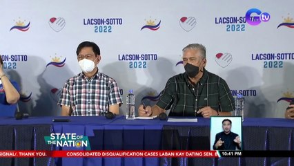 Sen. Sherwin Gatchalian at Herbert Bautista, tinanggal na sa senatorial slate ng tambalang Lacson-Sotto | SONA