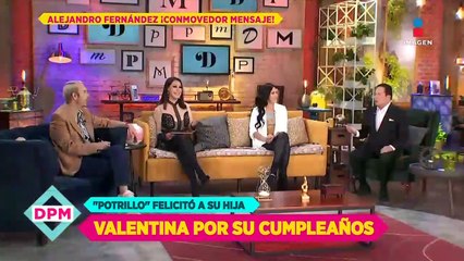 Así felicitó Alejandro Fernández a su hija Valentina, en su cumpleaños 20