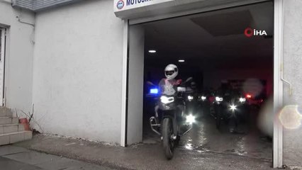 Download Video: Motosikletli polis timleri şehrin her noktasında şok denetimlere devam ediyor