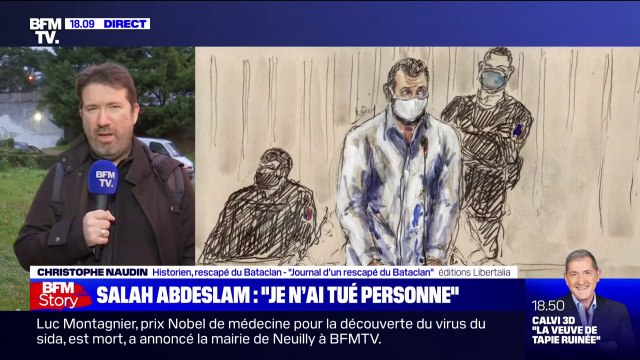 Procès du 13-Novembre: pour Christophe Naudin, rescapé du Bataclan, Salah Abdeslam n'a pas renié ses convictions