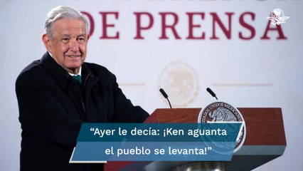 "¡Ken aguanta, el pueblo se levanta!": AMLO a embajador de EU tras su apoyo a reforma eléctrica