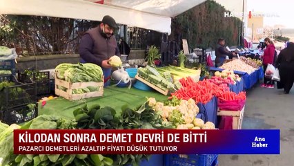 Kilodan sonra demet devride bitti! Pazarda yarım demet dönemi