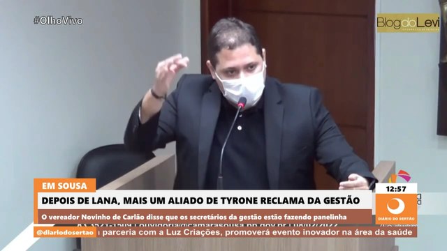 Depois de Lana Dantas, mais um vereador aliado do prefeito Tyrone reclama da gestão