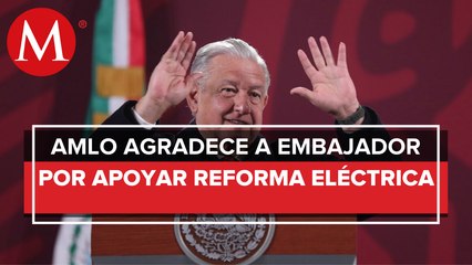 "Ken aguanta, el pueblo se levanta", dice AMLO al embajador de EU