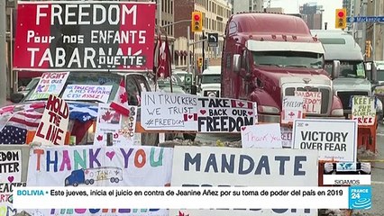 "Convoy de la Libertad" condena las políticas sanitarias canadienses