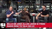 Buffalo Bills QB Josh Allen Joins SI from Radio Row Ahead of Super Bowl LVI