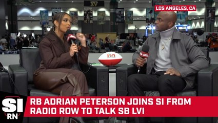 Adrian Peterson Joins SI from Radio Row To Talk His Own Future