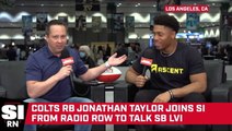 Colts RB Jonathan Taylor Joins SI on Radio Row Ahead of Super Bowl LVI