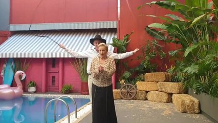 Daniel cracks his whip over Amanda Keller