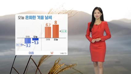 [날씨] 오늘 맑고 온화한 겨울 날씨...곳곳 초미세먼지 기승 / YTN