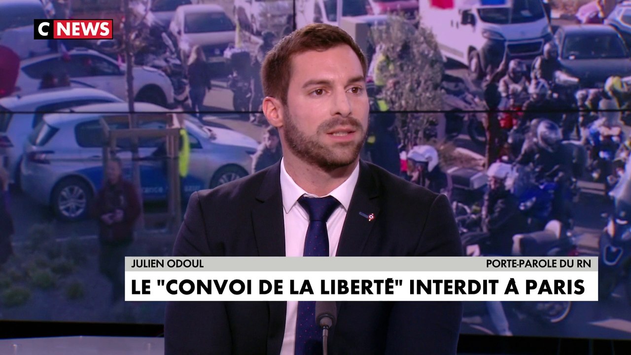 Julien Odoul, porte-parole du Rassemblement national : «Si on veut terminer avec le pass vaccinal, si on veut retrouver un pouvoir d’achat décent, la baisse des taxes notamment sur l’essence et le diesel, il faut voter Marine Le Pen»