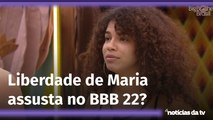 Camarote só no nome: Maria prova por A + B que é raiz no BBB 22