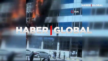 Metrelerce yüksekten atlayan adamı havada yakaladılar! O anlar kamerada