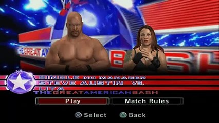 WWE SmackDown! vs. Raw 2006 Steve Austin vs Lita