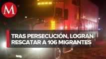 En San Luis Potosí fueron rescatados más de 100 migrantes