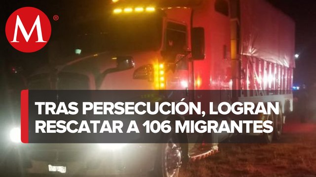En San Luis Potosí fueron rescatados más de 100 migrantes