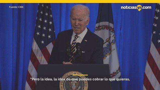 Biden: todos tienen menos dinero por los costos de las medicinas
