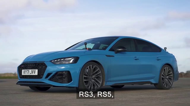 Audi R8 v RS e-tron GT v RS3 v RS6 v RSQ8 v RS5- DRAG RACE