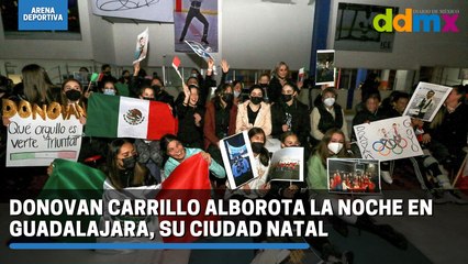 Donovan Carrillo alborota la noche en Guadalajara, su ciudad natal