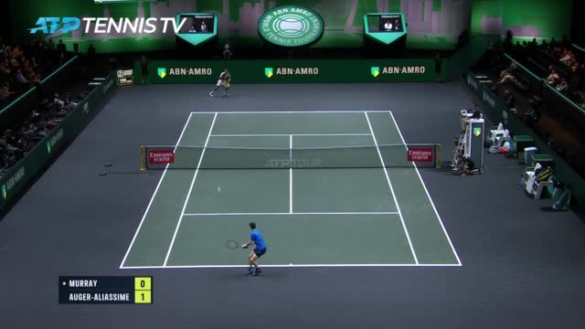Auger-Aliassime ends Murray's Rotterdam run