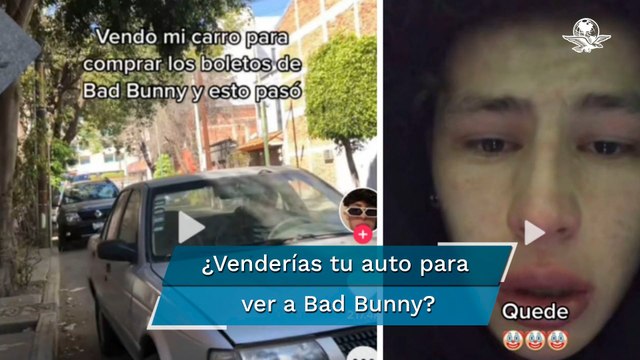 Vende Tsuru para ir a ver a Bad Bunny y ya no había boletos